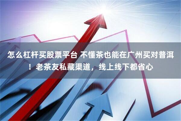 怎么杠杆买股票平台 不懂茶也能在广州买对普洱！老茶友私藏渠道，线上线下都省心